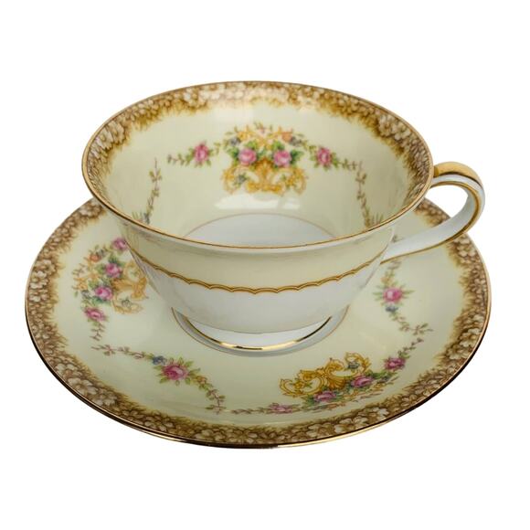 Noritake Other - 1933 Noritake China Teacup & Saucer